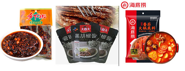 成人抖音富二代醬料包裝機設備包裝樣品